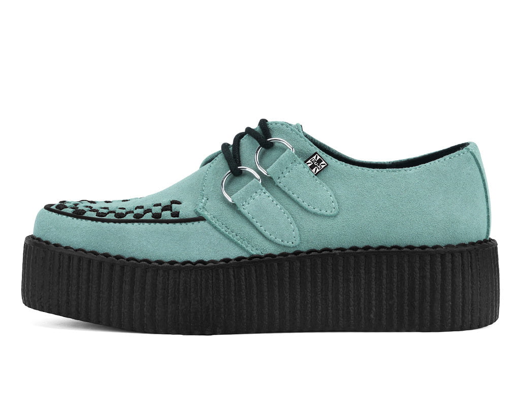 V3466 Pale Blue Suede Viva Mondo Creeper Pale Blue T.U.K. Shoes