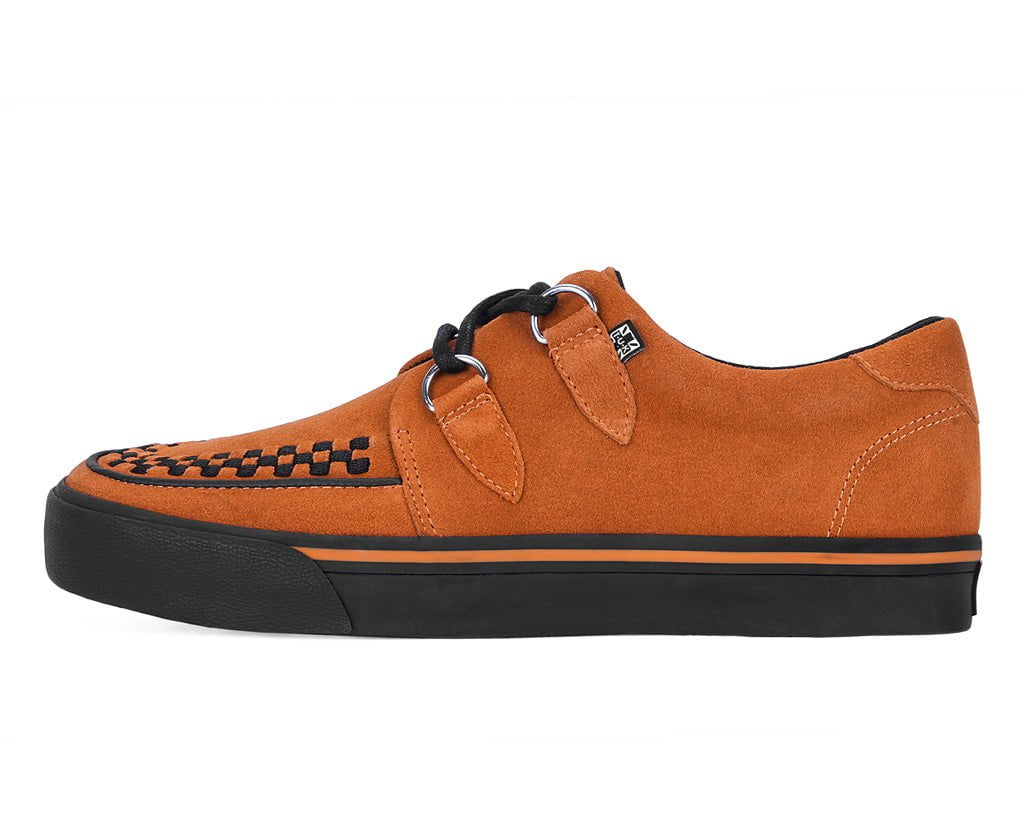 A9852 Burnt Orange Suede 2-Ring VLK Sneaker Orange T.U.K. Shoes