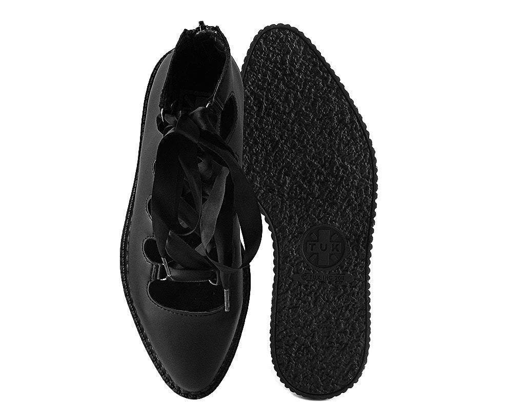 A9768L Black TUKskin™ 5-Loop Ribbon Mary Jane Black T.U.K. Shoes
