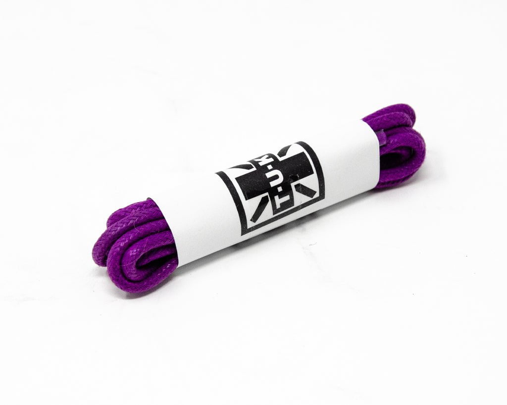 LC009-75-PUR 75 CM Purple Round Laces LC009-75-PUR-OS T.U.K. Shoes