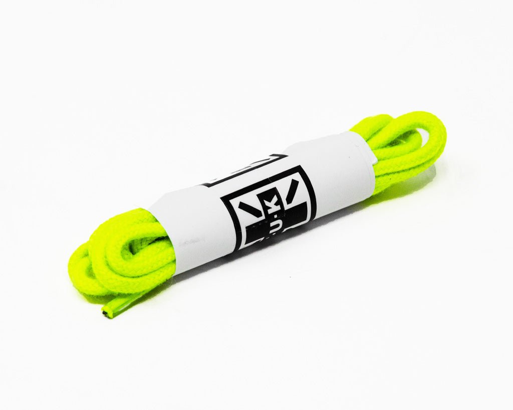LC004-75-NGR 75 CM Neon Green Round Laces LC004-75-NGR-OS T.U.K. Shoes