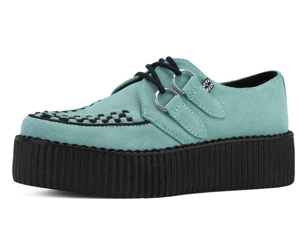 V3466 Pale Blue Suede Viva Mondo Creeper Pale Blue T.U.K. Shoes