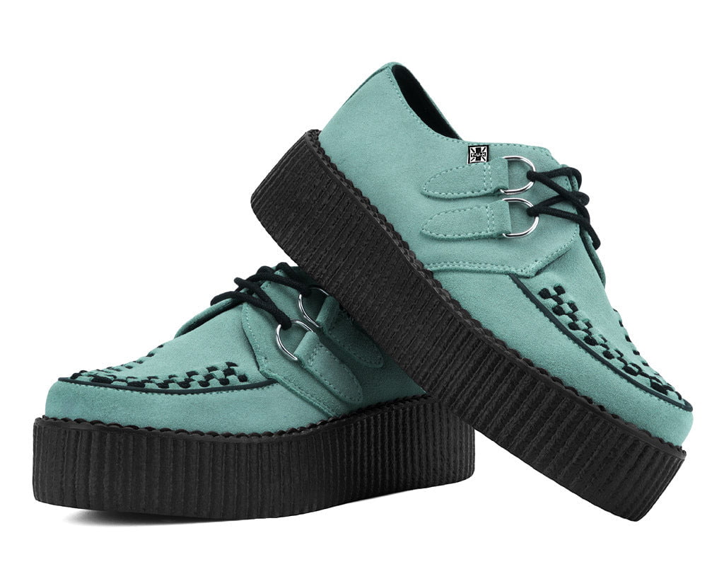 V3466 Pale Blue Suede Viva Mondo Creeper Pale Blue T.U.K. Shoes