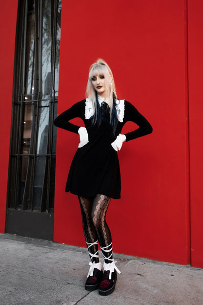 G3453 Black Suede Burgundy Leopard Hair Vintage Creeper Black T.U.K. Shoes