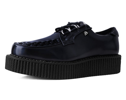 T2321 Black Oil Haze Anarchic Creeper Black T.U.K. Shoes