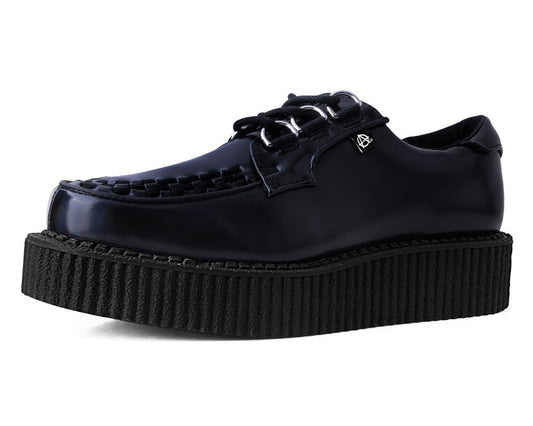 T2321 Black Oil Haze Anarchic Creeper Black T.U.K. Shoes
