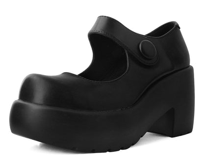 T2302L Black Bubble Anarchic Mary Jane Platform Black T.U.K. Shoes
