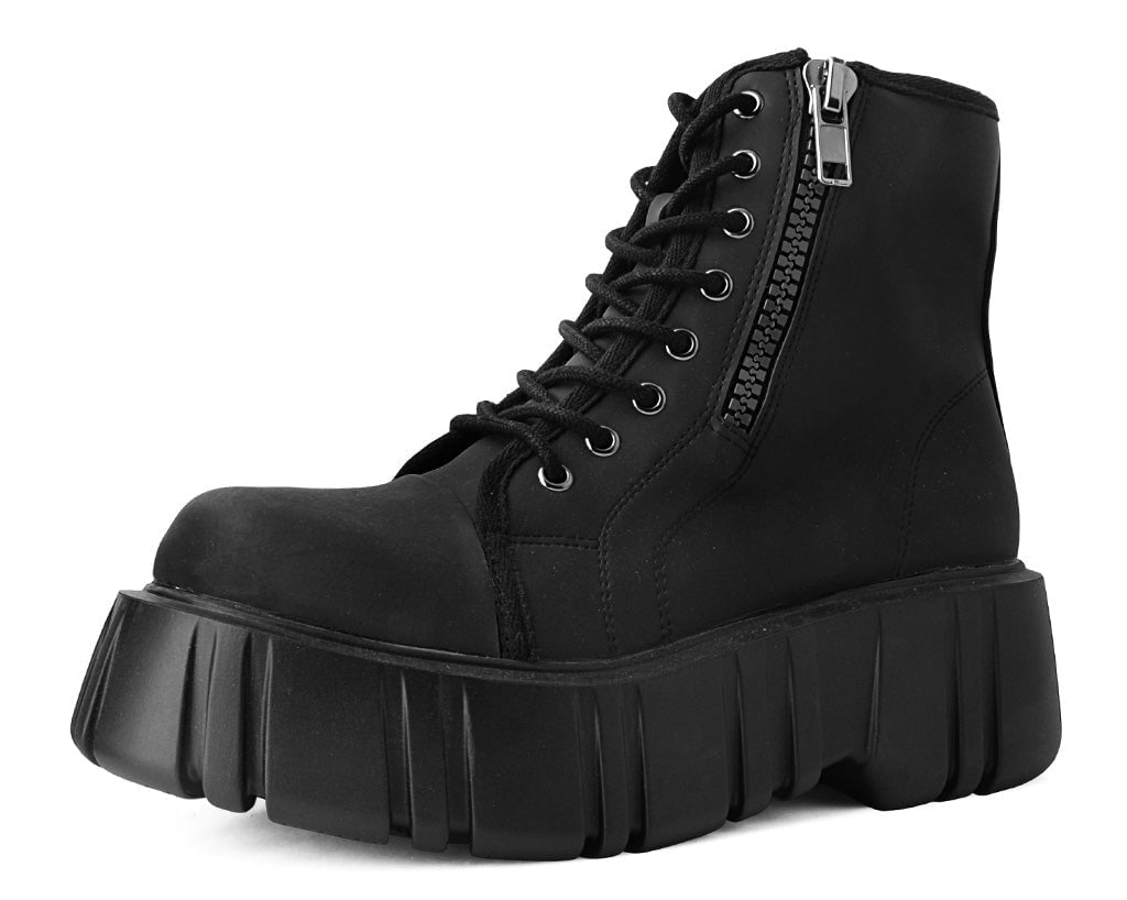 T2331 Black 8-Eye Anarchic Airship Boot Black T.U.K. Shoes