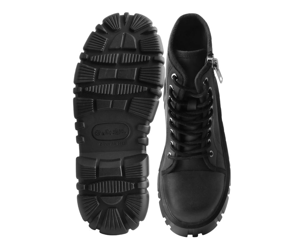 T2331 Black 8-Eye Anarchic Airship Boot Black T.U.K. Shoes