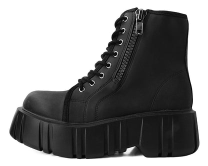 T2331 Black 8-Eye Anarchic Airship Boot Black T.U.K. Shoes