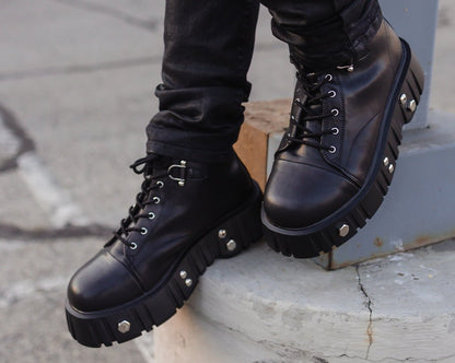 A3334 Black TUKskin Bolt Airship Boot Black T.U.K. Shoes