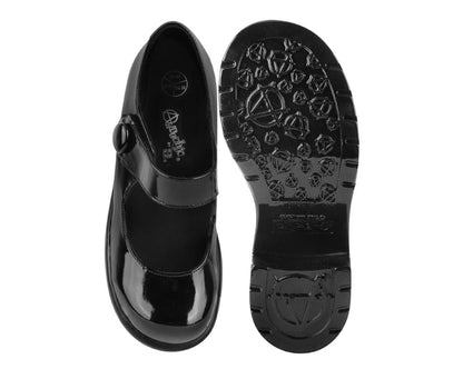 A3218L Black Liquid Bubble Mary Jane Platform Black T.U.K. Shoes