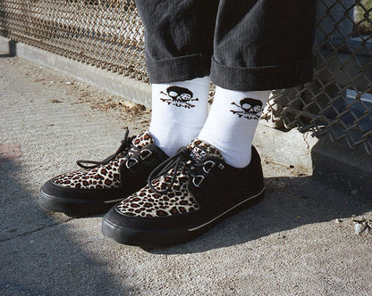 A9181 Black & Leopard Vegan Sneaker Leopard T.U.K. Shoes