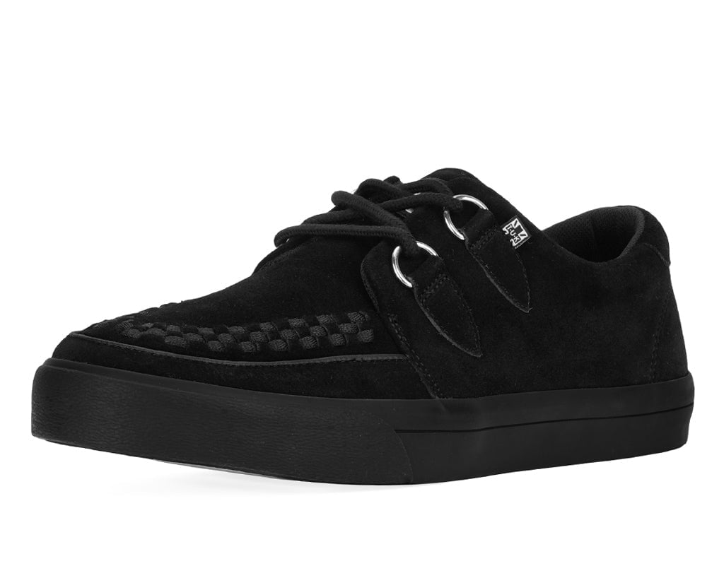 A9178 Black Suede D-Ring Sneaker Black T.U.K. Shoes