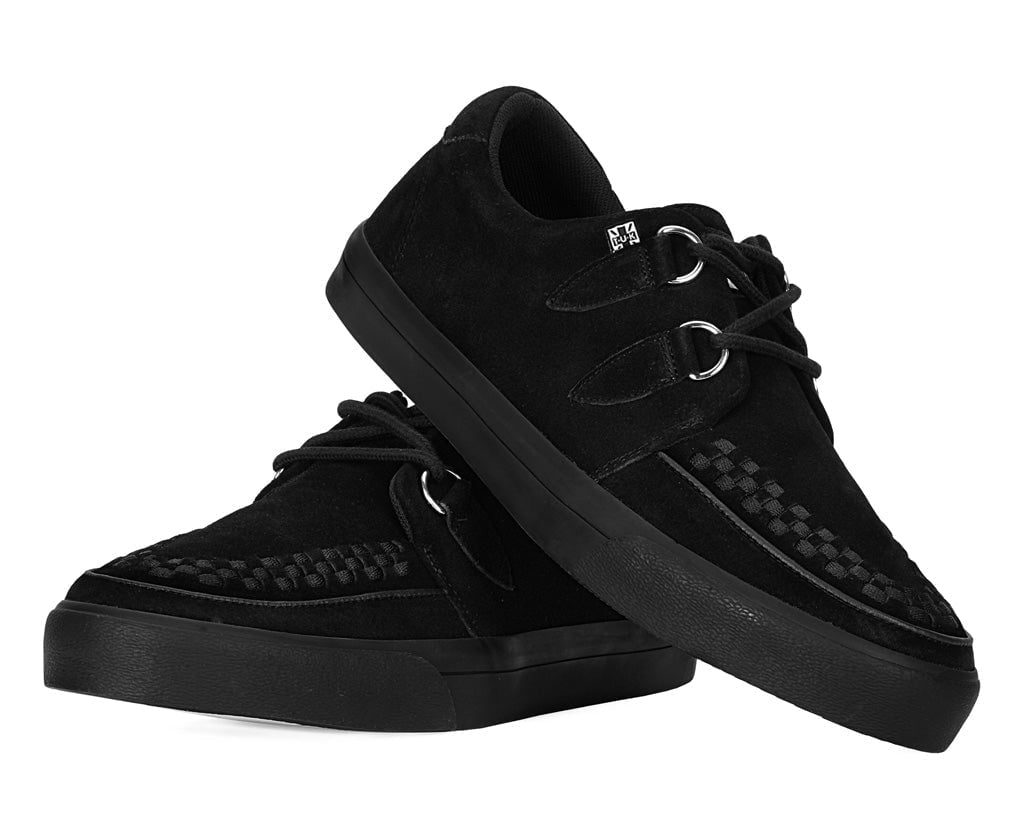 A9178 Black Suede D-Ring Sneaker Black T.U.K. Shoes