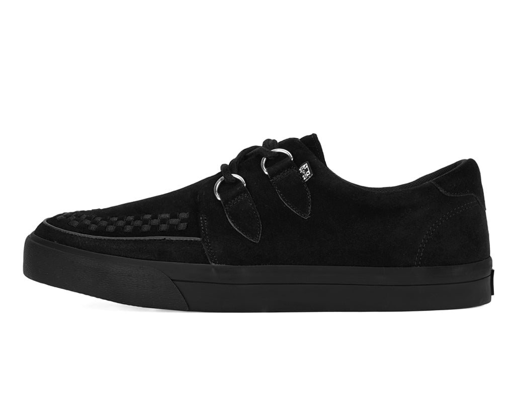A9178 Black Suede D-Ring Sneaker Black T.U.K. Shoes