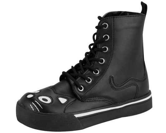 A6570L Black Kitty Sneaker Boot Black T.U.K. Shoes