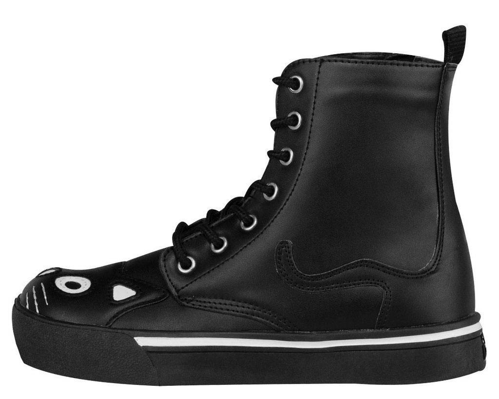 A6570L Black Kitty Sneaker Boot Black T.U.K. Shoes