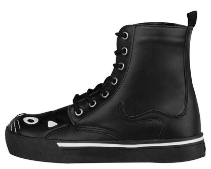 A6570L Black Kitty Sneaker Boot Black T.U.K. Shoes