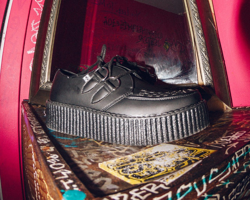 V9493 Black TUKskin™ Viva Mondo Creeper Black T.U.K. Shoes