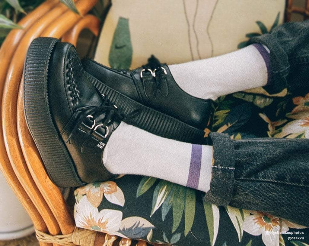 V9493 Black TUKskin™ Viva Mondo Creeper Black T.U.K. Shoes