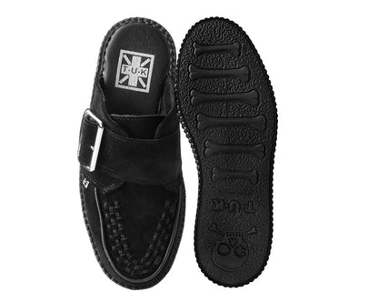 V3177L Black Suede Creeper Mule Black T.U.K. Shoes