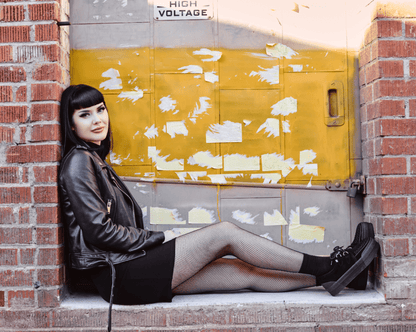 A3136 Black Suede Platform Creeper Sneaker Black T.U.K. Shoes