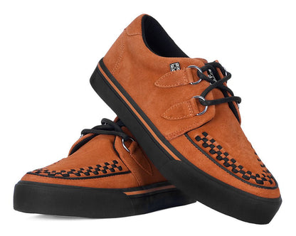 A9852 Burnt Orange Suede 2-Ring VLK Sneaker Orange T.U.K. Shoes