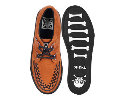 A9852 Burnt Orange Suede 2-Ring VLK Sneaker Orange T.U.K. Shoes