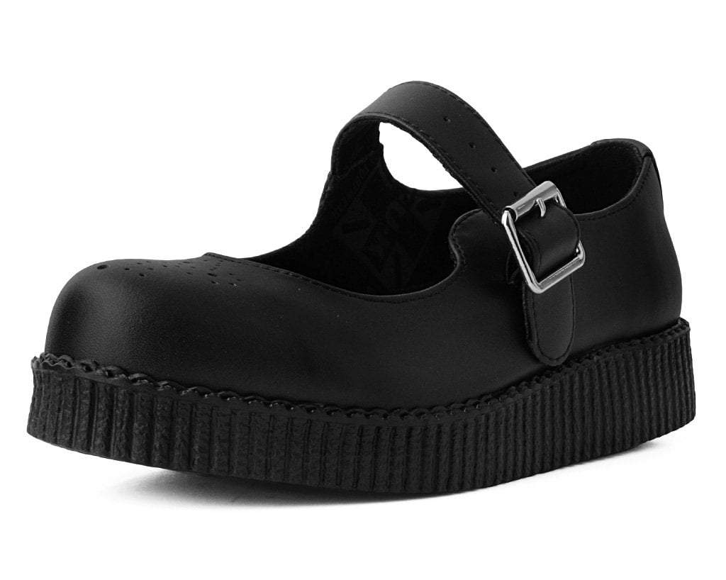 Black TUKskin™ Viva Low Mary Jane Black T.U.K. Shoes