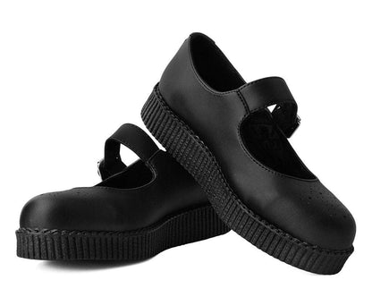 Black TUKskin™ Viva Low Mary Jane Black T.U.K. Shoes