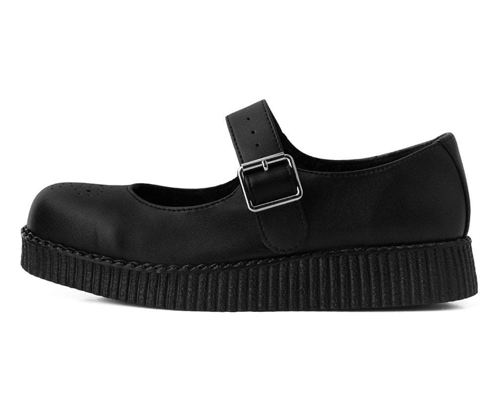 Black TUKskin™ Viva Low Mary Jane Black T.U.K. Shoes