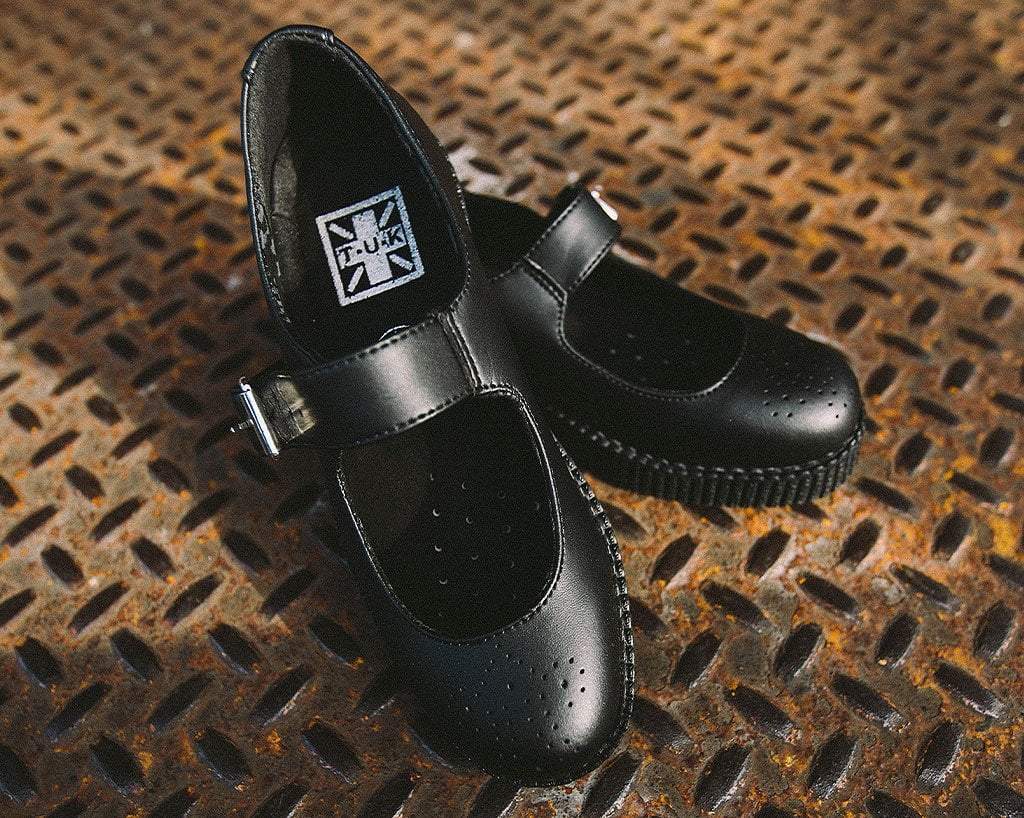 Black TUKskin™ Viva Low Mary Jane Black T.U.K. Shoes