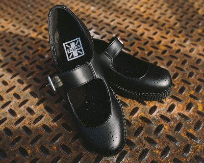 Black TUKskin™ Viva Low Mary Jane Black T.U.K. Shoes