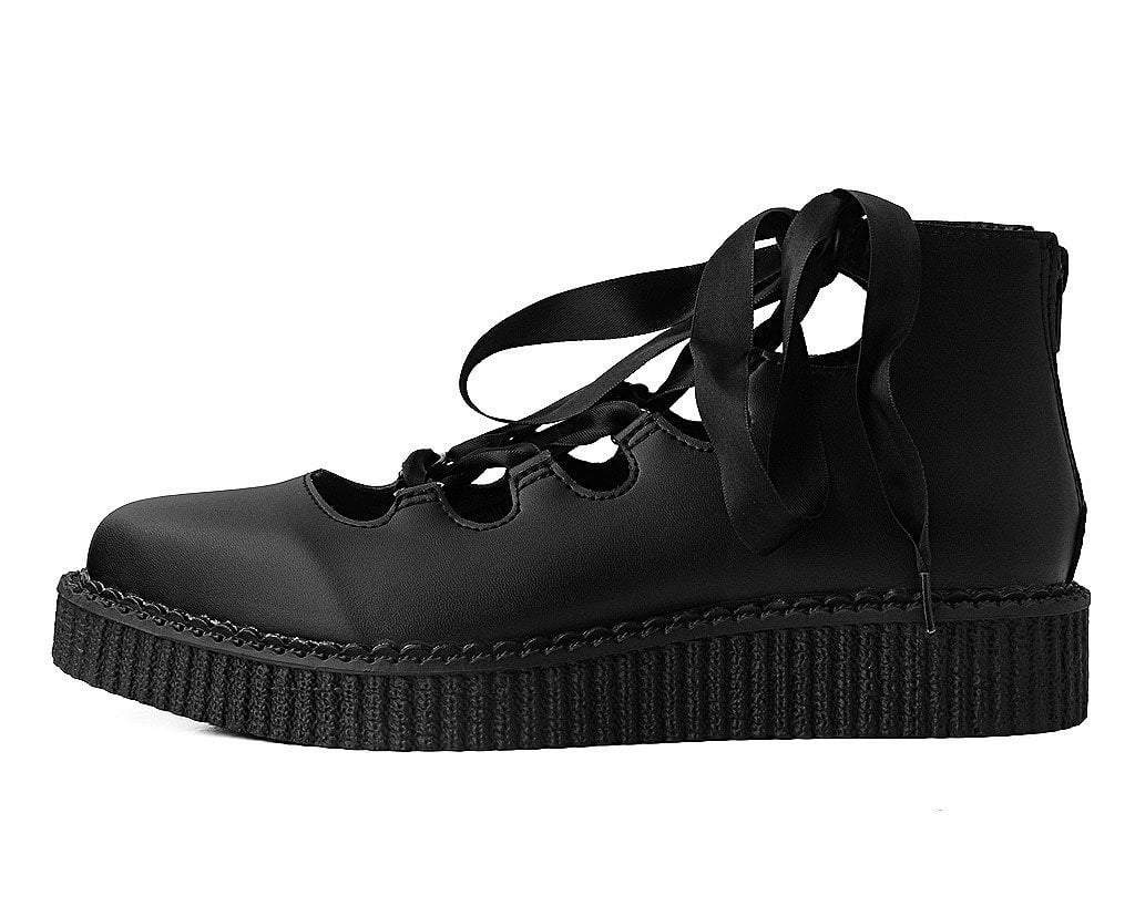 A9768L Black TUKskin™ 5-Loop Ribbon Mary Jane Black T.U.K. Shoes