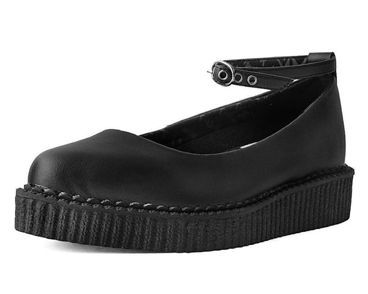 A9729L Black TUKskin™ Ballet Creeper Black T.U.K. Shoes