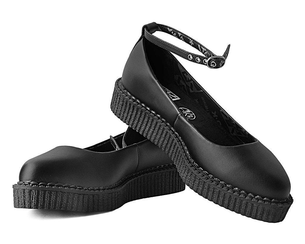 A9729L Black TUKskin™ Ballet Creeper Black T.U.K. Shoes