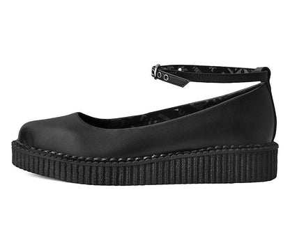 A9729L Black TUKskin™ Ballet Creeper Black T.U.K. Shoes