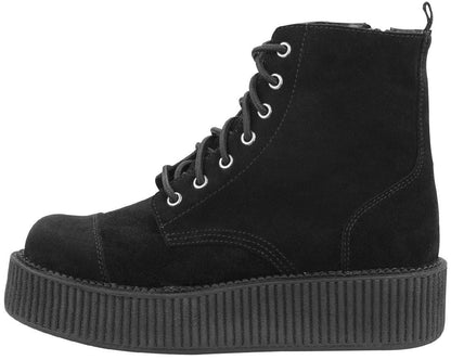 A8642L Black Suede Viva Mondo Boots  T.U.K. Shoes