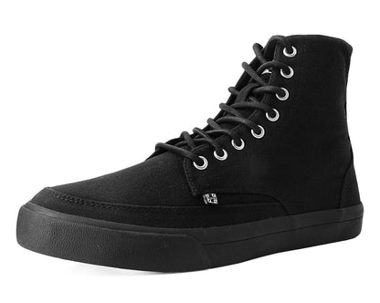 A3093 Black Canvas 8-Eye Sneaker Boot Black T.U.K. Shoes