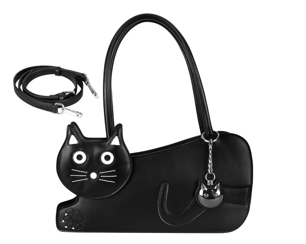 Black TUKSkin Kitty Handbag  T.U.K. Shoes