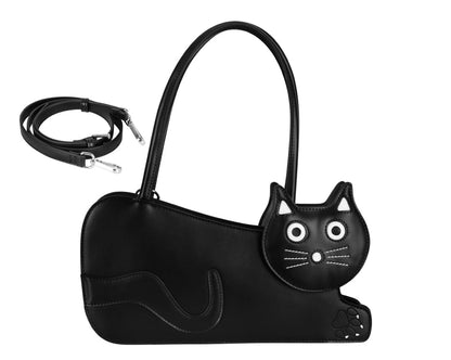 Black TUKSkin Kitty Handbag  T.U.K. Shoes