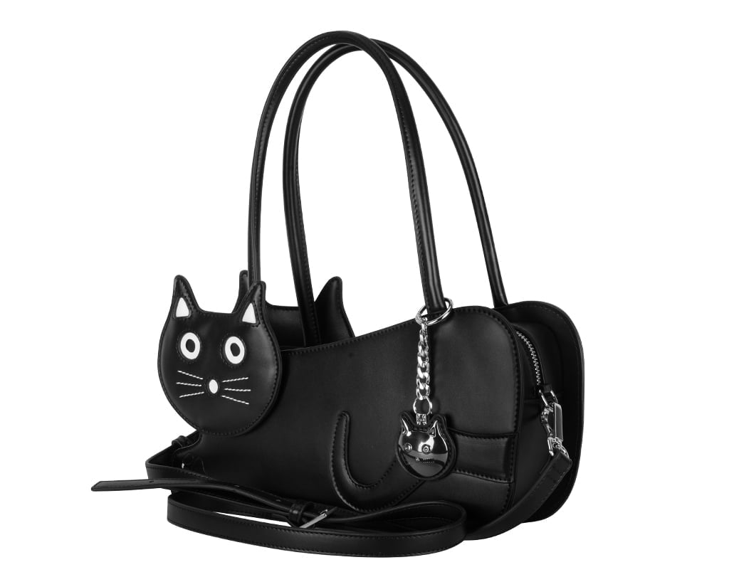 Black TUKSkin Kitty Handbag  T.U.K. Shoes