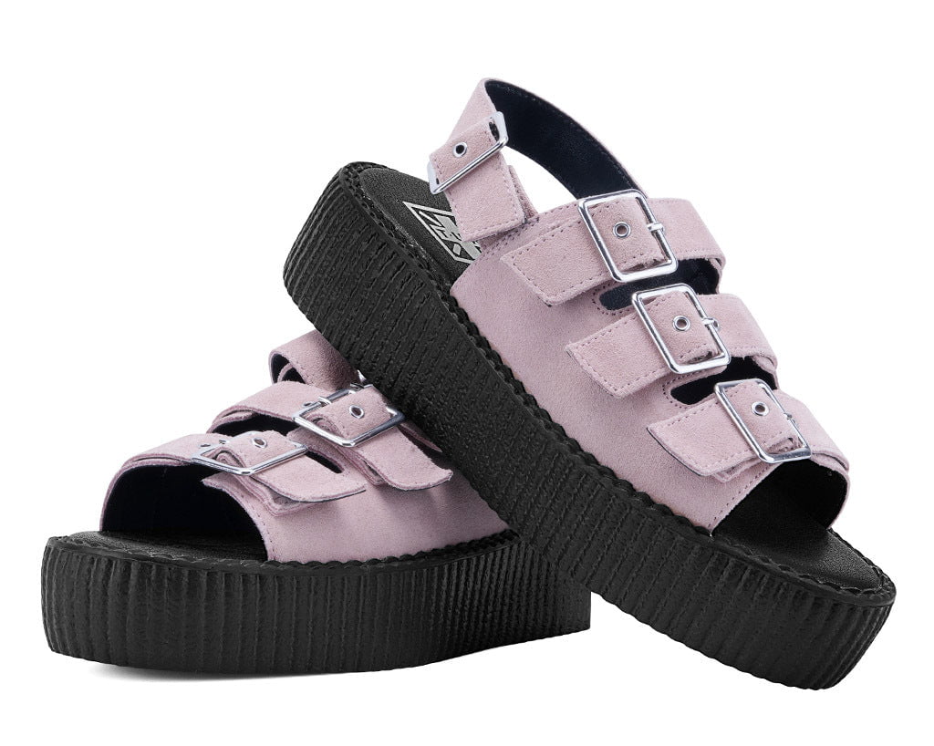 Misty Rose 3 - Buckle Mondo Sandal Pink T.U.K. Shoes