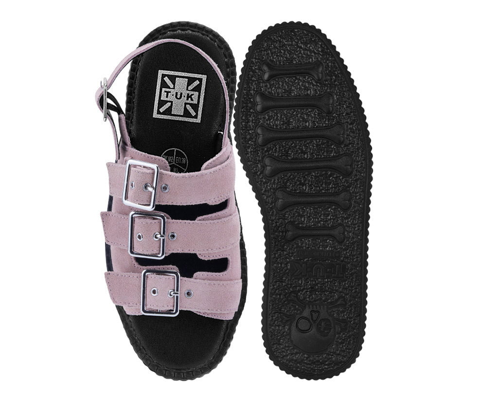 Misty Rose 3 - Buckle Mondo Sandal Pink T.U.K. Shoes