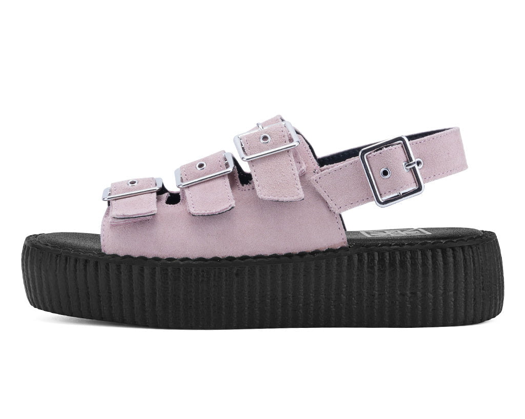 Misty Rose 3 - Buckle Mondo Sandal Pink T.U.K. Shoes