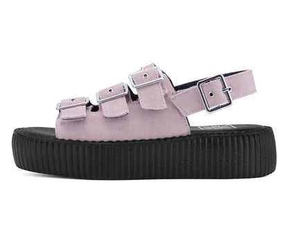 Misty Rose 3 - Buckle Mondo Sandal Pink T.U.K. Shoes