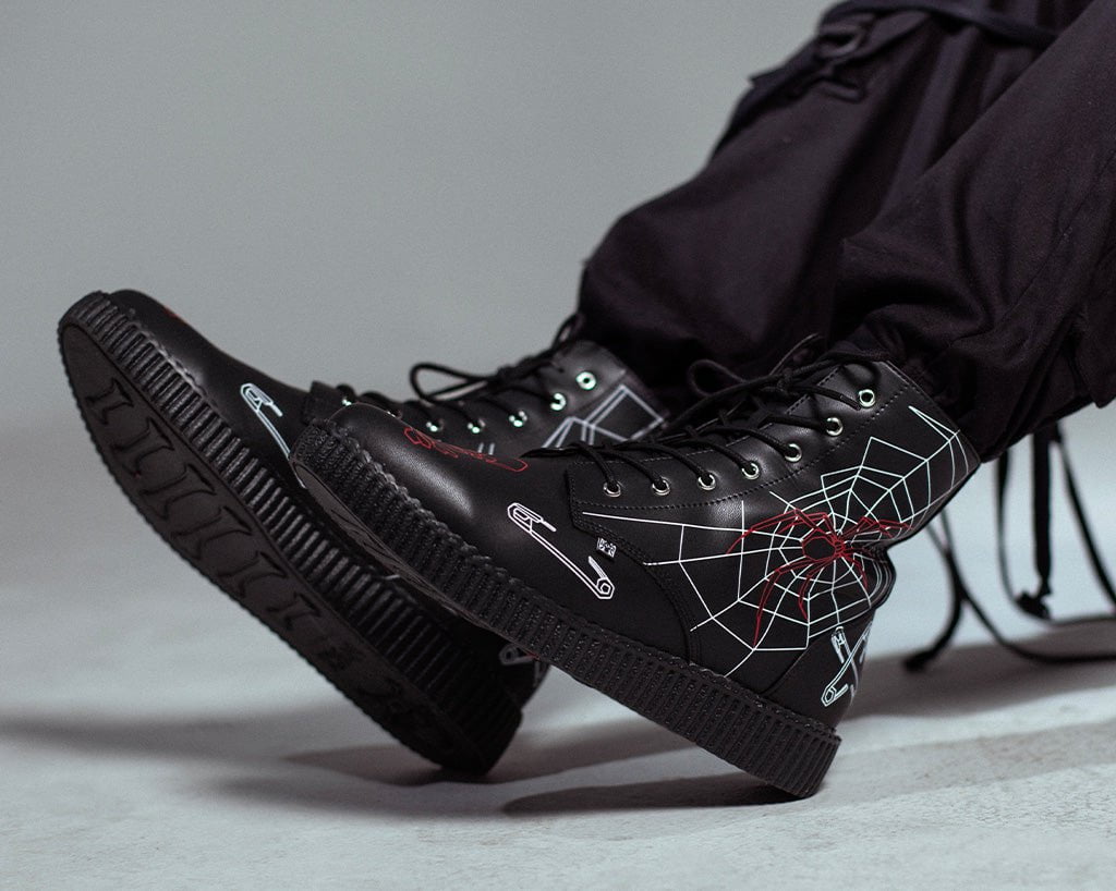 A3298 Eliza Sidney X T.U.K. Pointed Creeper Boot Black T.U.K. Shoes