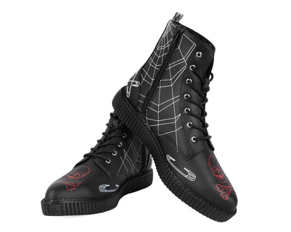 A3298 Eliza Sidney X T.U.K. Pointed Creeper Boot Black T.U.K. Shoes