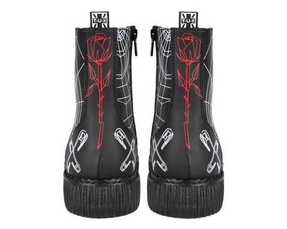 A3298 Eliza Sidney X T.U.K. Pointed Creeper Boot Black T.U.K. Shoes